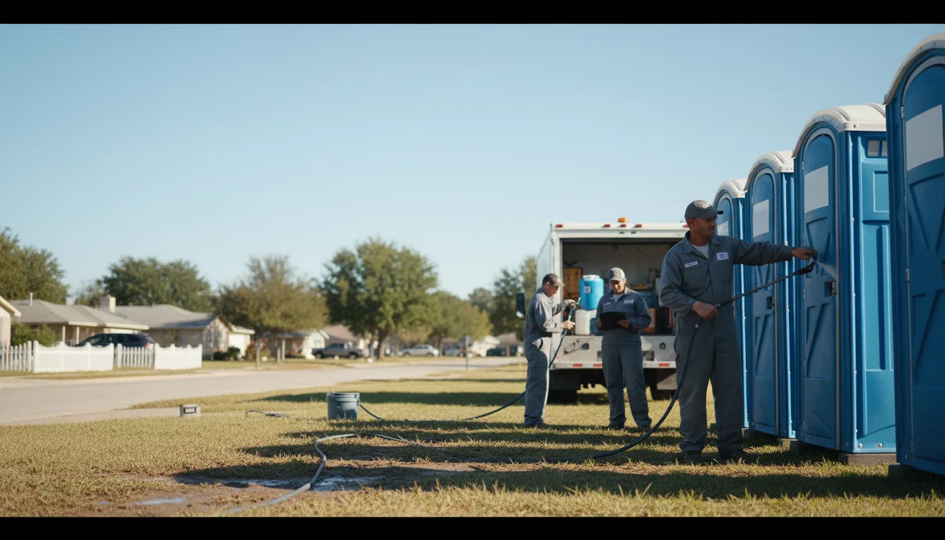 Long-Term Portable Toilet Rental in Loving, TX near me